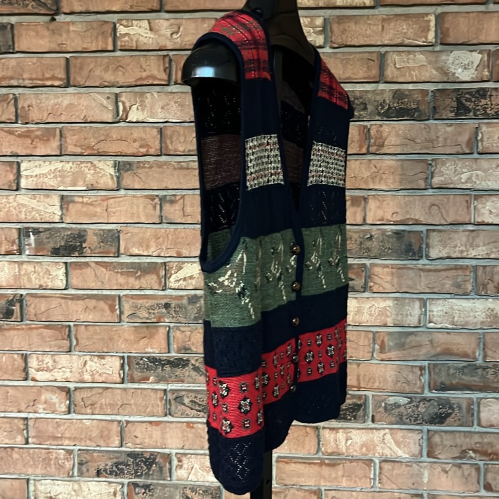 Vintage Robert Scott Size Medium Buttoned Sweater… - image 5